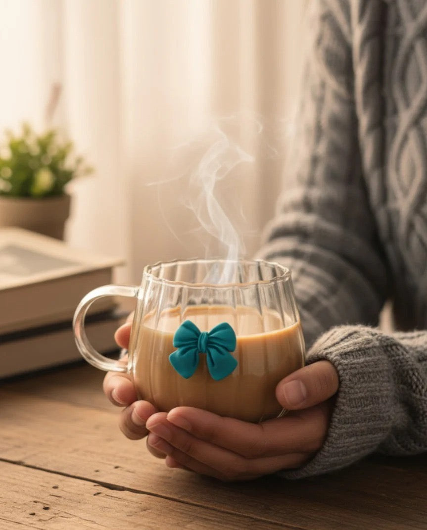 The Transparent Pumpkin Shape Glass Cup. (6 pcs)