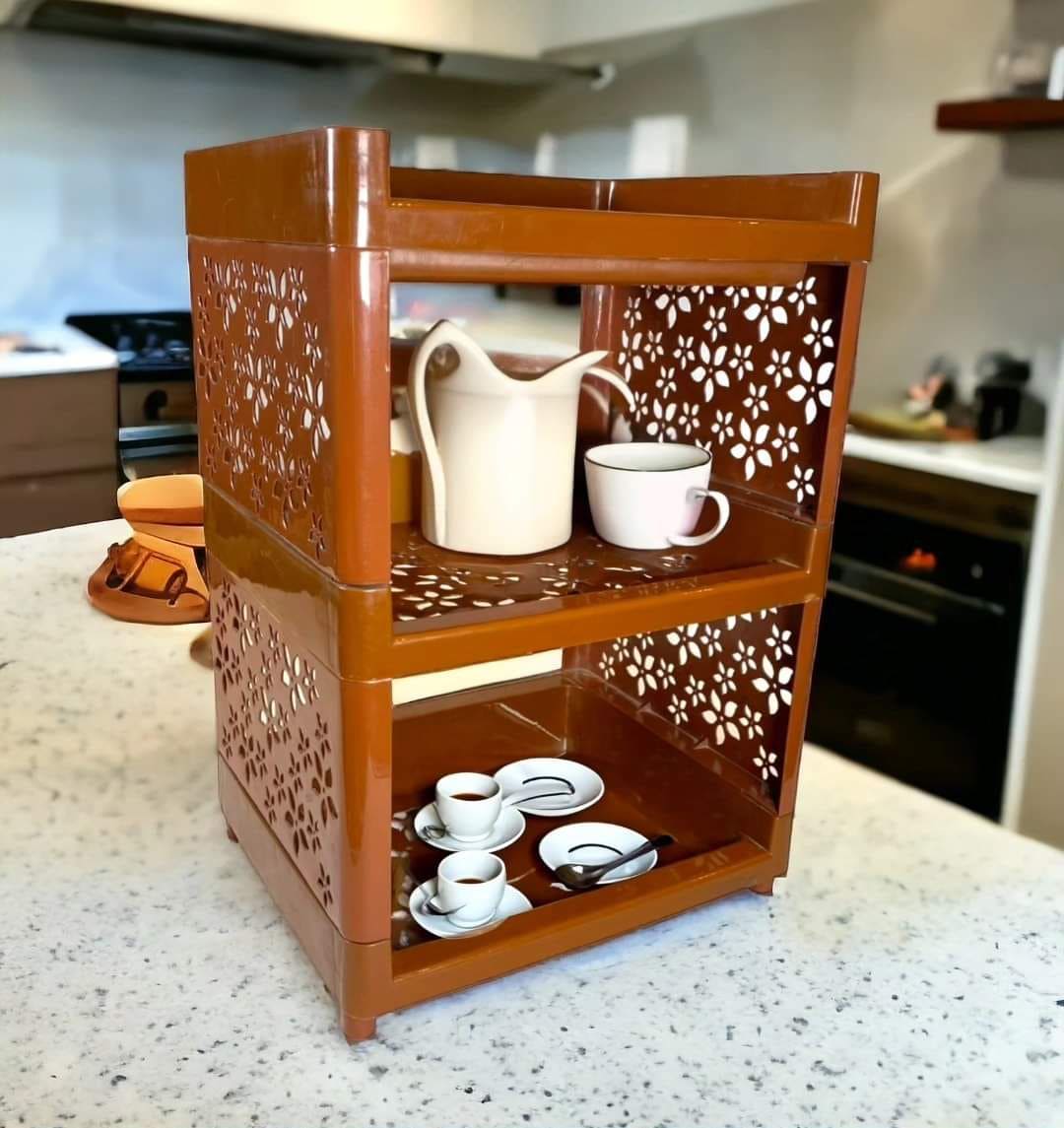 Multifunctional Trolley Cart, Floor Standing Plastic Storage Shelf, Kitchen Bathrooms Bathroom Storage Rack, Multilayer Plastic Floor Storage Rack with Wheels, Portable Sturdy Bathroom Kitchen Organizer