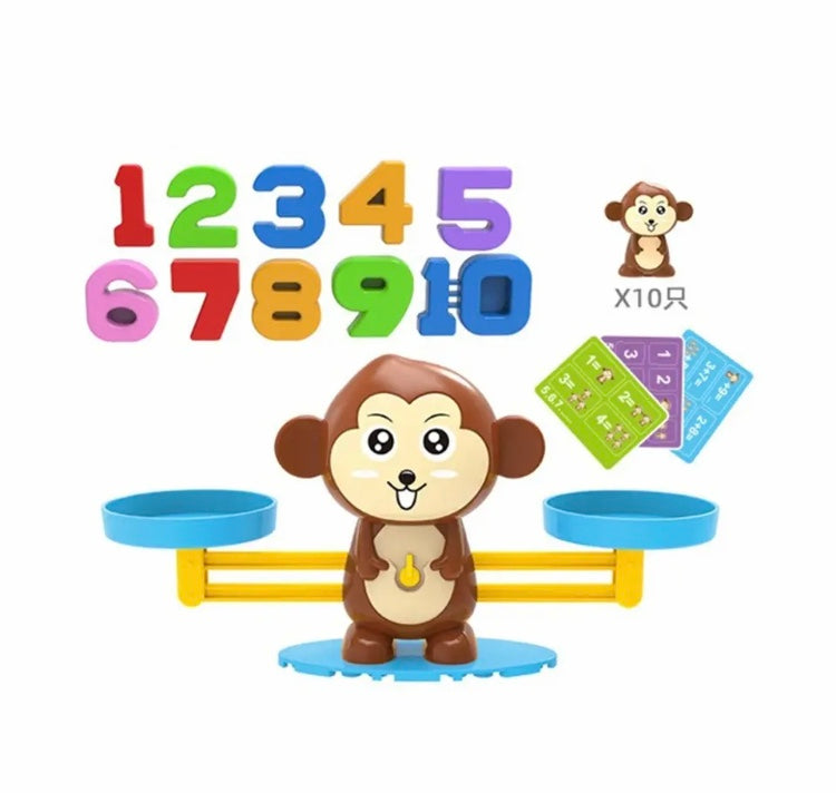 Monkey Balance Math Toy, Kiss Educational Games, Numbers Learning Toy Teaching Toy