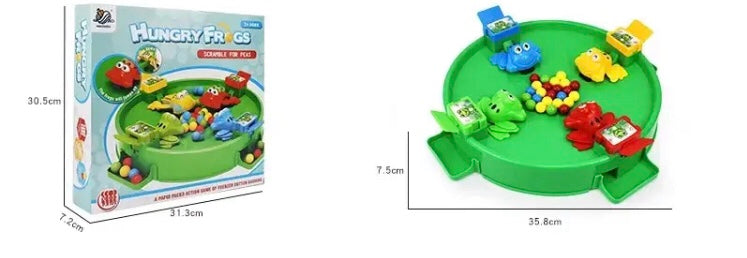 Fun Frog Eats Beans Game,  Parent-child Interaction Table Board Game, Educational Games For Children