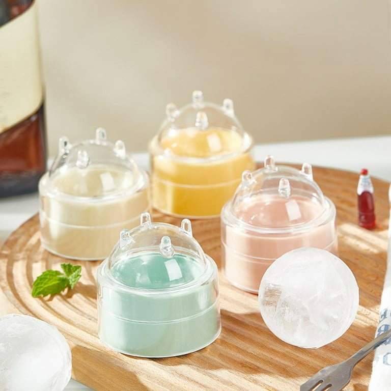 Set Of 4 Acrylic Ice Lolly Mold, Ice Ball Mold Stick, Creative Design Ice Lolly Mold, Easy Demoulding Ice Ball Mold