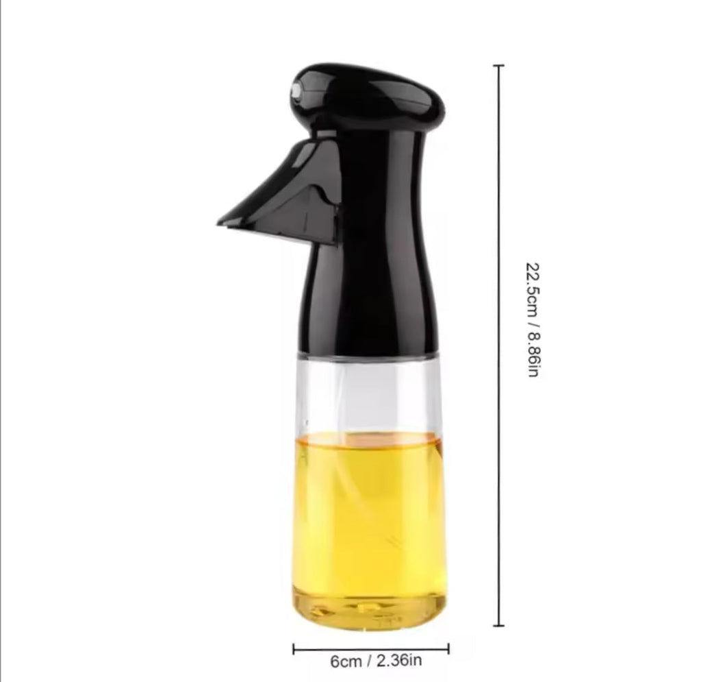 Transparent Glass Kitchen Oil Spray Bottle, Cooking Oil Spray Bottle, Barbecue Spray Oil Dispenser
