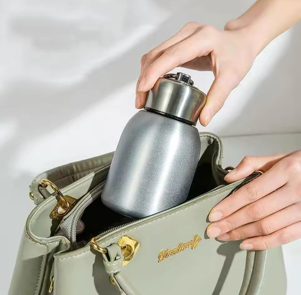 300ml Mini Thermos Bottle,  Stainless Steel Insulated Water Thermos, Leak Proof Sport Tumbler Kettle