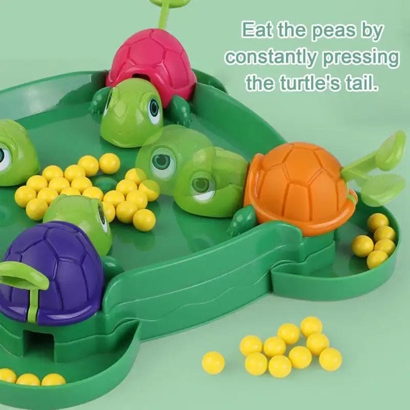 Hungry Turtle Board Toy, Turtle Snatching Bean Ball Table Game.