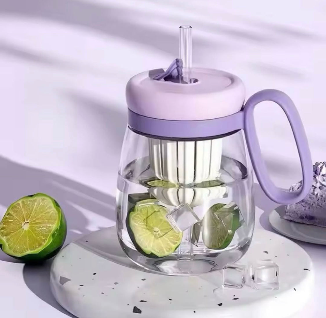 850ml Glass Water Bottle, Transparent Milk Juice Cup, Portable Outdoor Leakproof Drink Ware, Water Glass Bottle, Mugs Coffee Cups