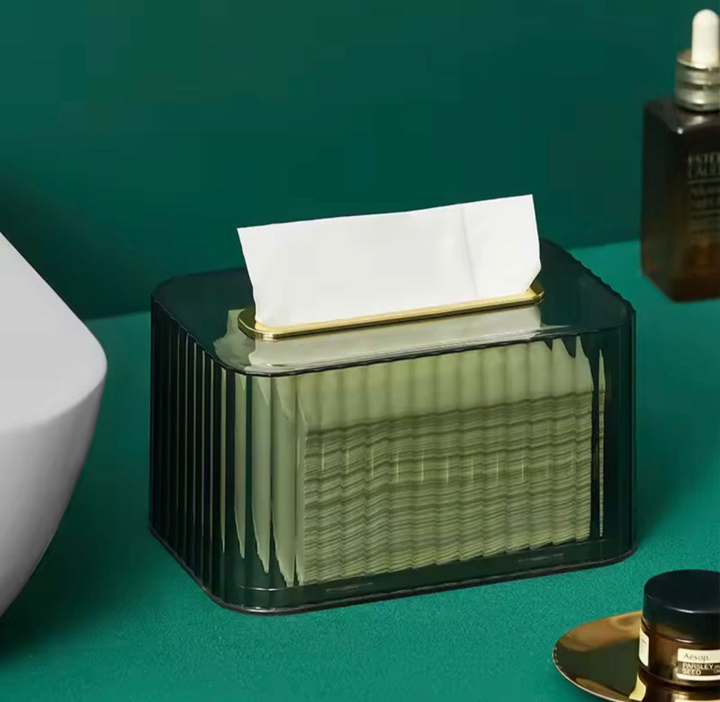 Luxury Tissue Box Holder, Home Living Room Tissue Box, Desktop Tissue Box, Multifunctional Desk Organizers