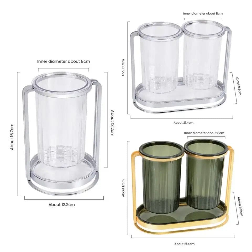 Round Tube Cutlery Holder, Luxury Kitchen Chopsticks Basket.