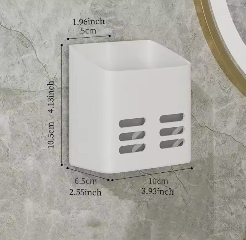 Wall Mounted Bathroom Shelf, Multifunctional Cutlery Rack, Wall Hanging Storage Shelf, Bathroom Accessories