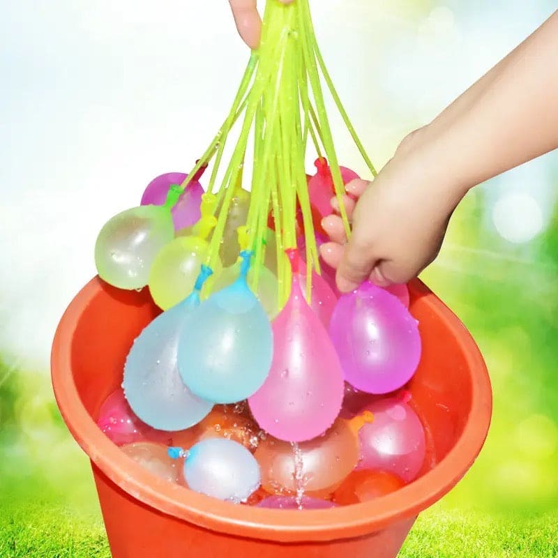 Magic Water Filling Balloon, 111 Pcs Water Balloons Bomb, Children Water War Game Kit, Latex Water Balloon Outdoor Toy, Water Balloon For Summer Toy, Rapid Filling Water Balloon