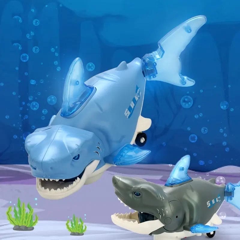 Musical Shark Toy with Light and Music, High Simulation Musical Shark, Robots Fish Electric Toy, Animal Shark Doll Lighted Shark With Sound