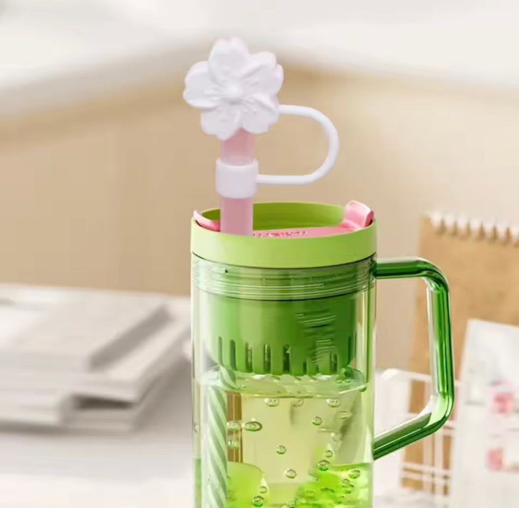 Set Of 3 Silicone Straw Topper, Dust Proof Tumbler Straw Cover, Reusable Straw Tips, Straw Cup Accessories