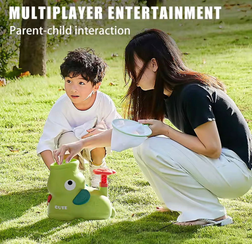 Kids Flying Saucer Launching Toy, Discs Flying Catching Toy, Eye Coordination Flying Disc Game