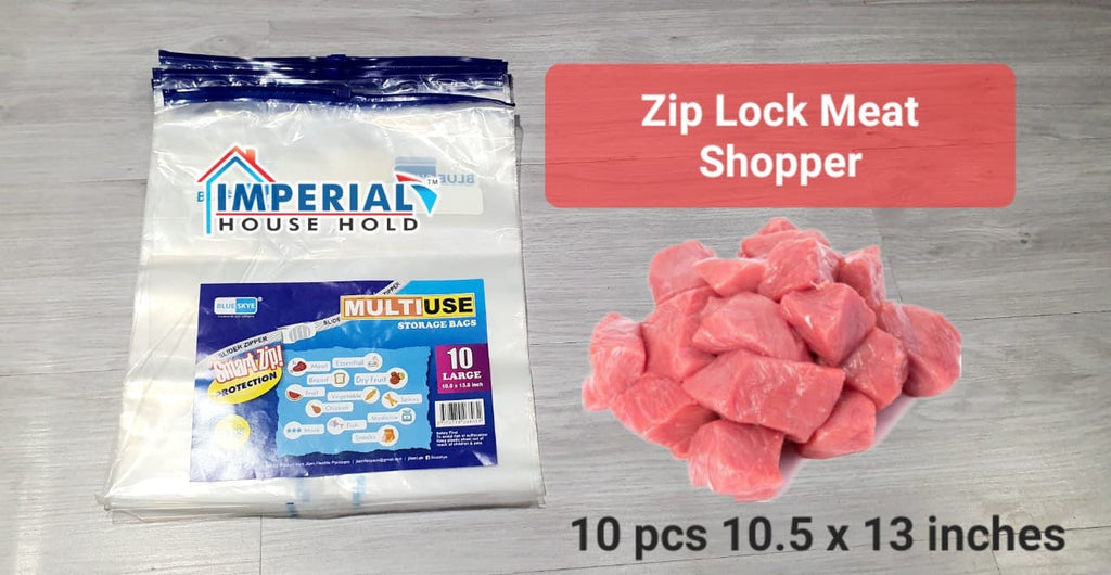 Reusable Zip Lock Meat Storage Bags, Multi Use Transparent Food Saver Pouches, Reusable Meat Keeper Zip Bags, Eco Zip Food Preservation Bags, Fridge-Fresh Zip Lock Storage Bags, Transparent Freezer Bags
