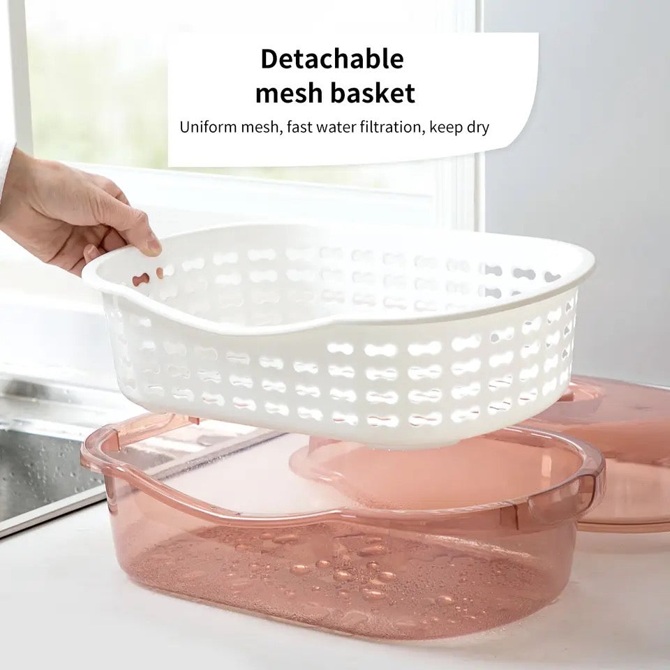Fancial Dish Draining Rack, Kitchen Tableware Rack Storage Box, Home Dish Drainer Kitchen, Countertop Cutlery Tableware Organizer