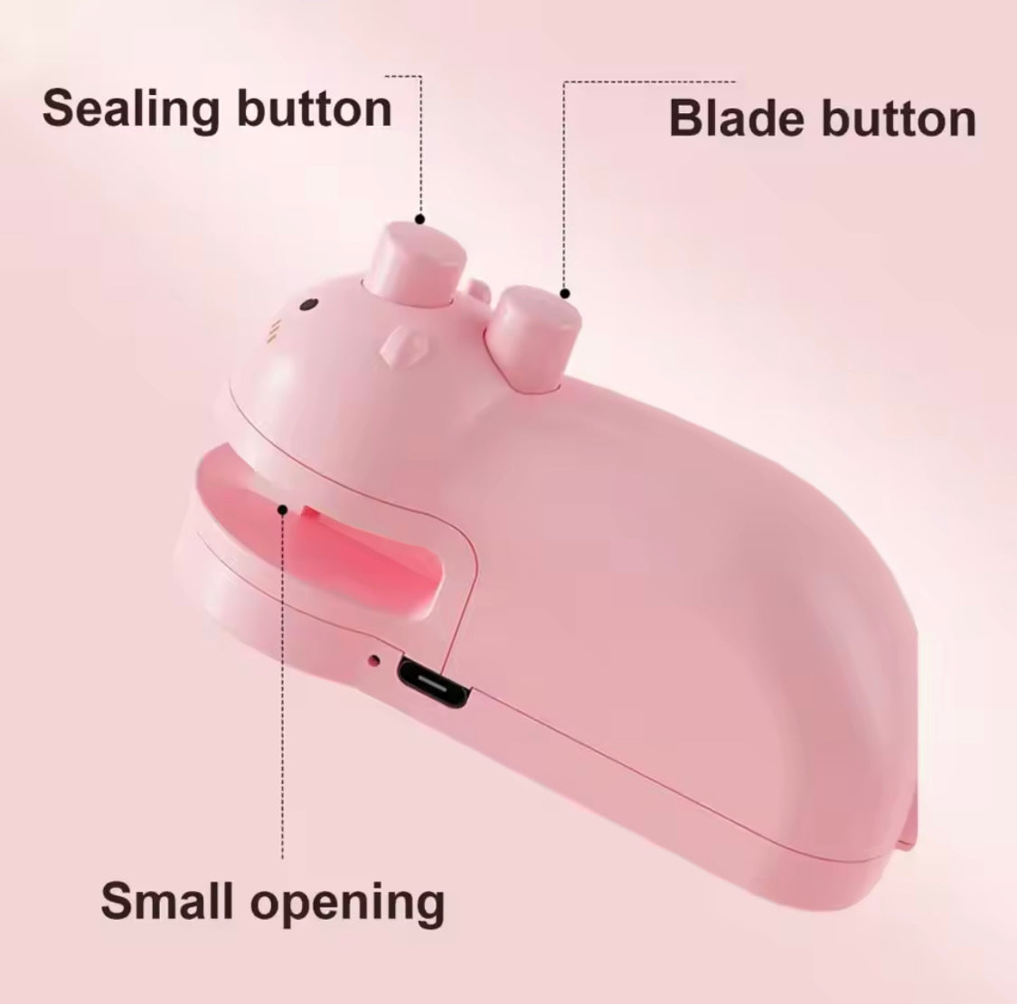 Magnetic Rechargeable Sealing Machine, Portable Airtight Bag Sealer, Handheld Plastic Bag Heat Sealer, Mini Bag Sealer With Built In Cutter