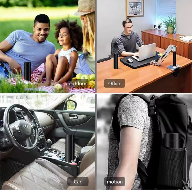 500ML LED Temperature Display Bottle, Stainless Steel Intellective Thermos with Double Bottom, Smart Vacuum Insulated Water Bottle