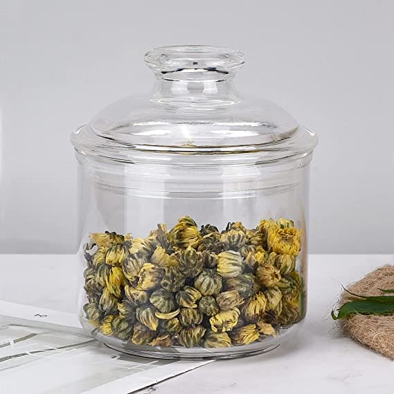 Acrylic Plain Storage Jar, Transparent Kitchen Sealing Jar, Airtight Clear Canister Jar, Food Storage Container, Stackable Condiment Kitchen Organizer