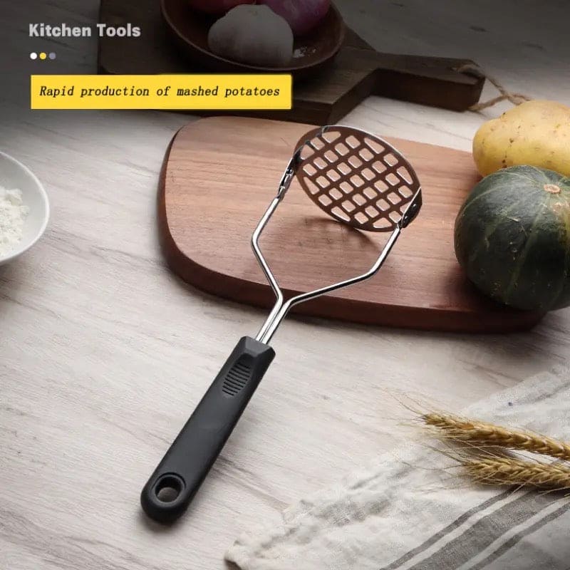 Metal Potato Masher, Rice Presser, Fruit Juice Maker, Potatoes Mud Pusher, Smooth Musher Crusher, Kitchen Accessories
