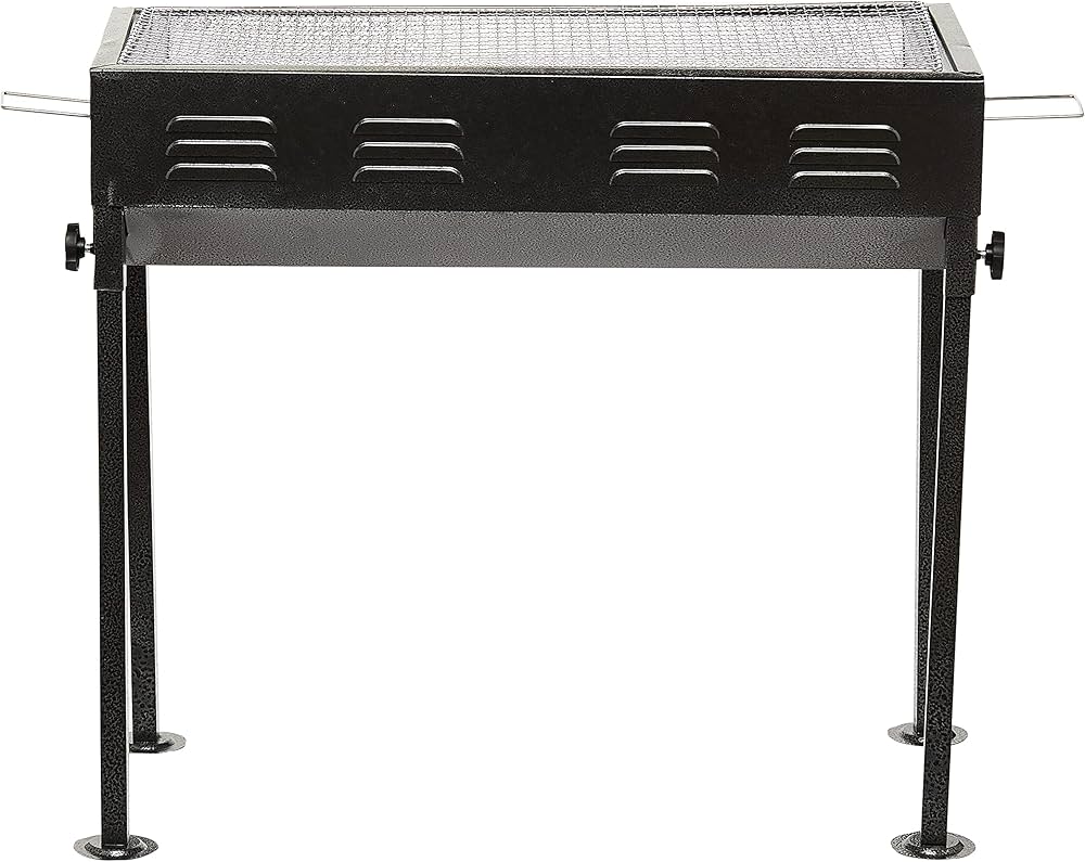 Portable Japanese Barbecue Grill With Stand, Iron Portable Folding Charcoal Barbecue Grill For Outdoor, Multifunctional Portable Charcoal Grill