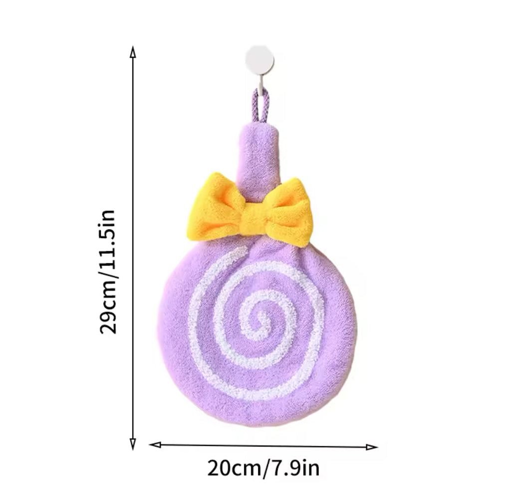 Cute Lollipop Shape Hand Towel, Multipurpose Dish Wiping Rags, Magic Cleaning Towels For Kitchen