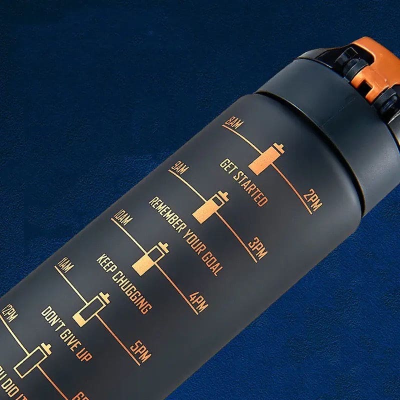 1L PH Water Bottle, Portable Gym Fitness Durable Sport Drinking Bottle, Unbreakable Water Bottle, Recyclable Plastic Drinking Bottle, Large Capacity Water Dispenser Bottle