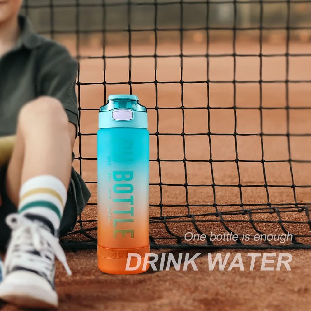 1L PH Water Bottle, Portable Gym Fitness Durable Sport Drinking Bottle, Unbreakable Water Bottle, Recyclable Plastic Drinking Bottle, Large Capacity Water Dispenser Bottle