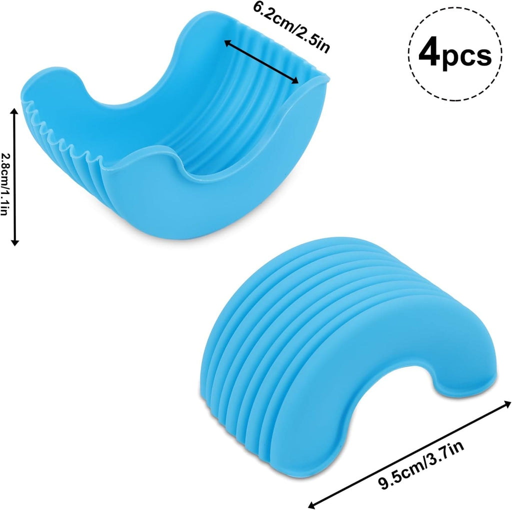 Hamburger Holder, Reusable Sandwiches Holder, Burger Buddy Clip Rack, Food Grade Silicone Burger Rack, Expandable Adjustable Burger Holder, Silicone Hamburger Clip, Anti Drop Hamburger Box, Washable Telescopic Hamburger Holder