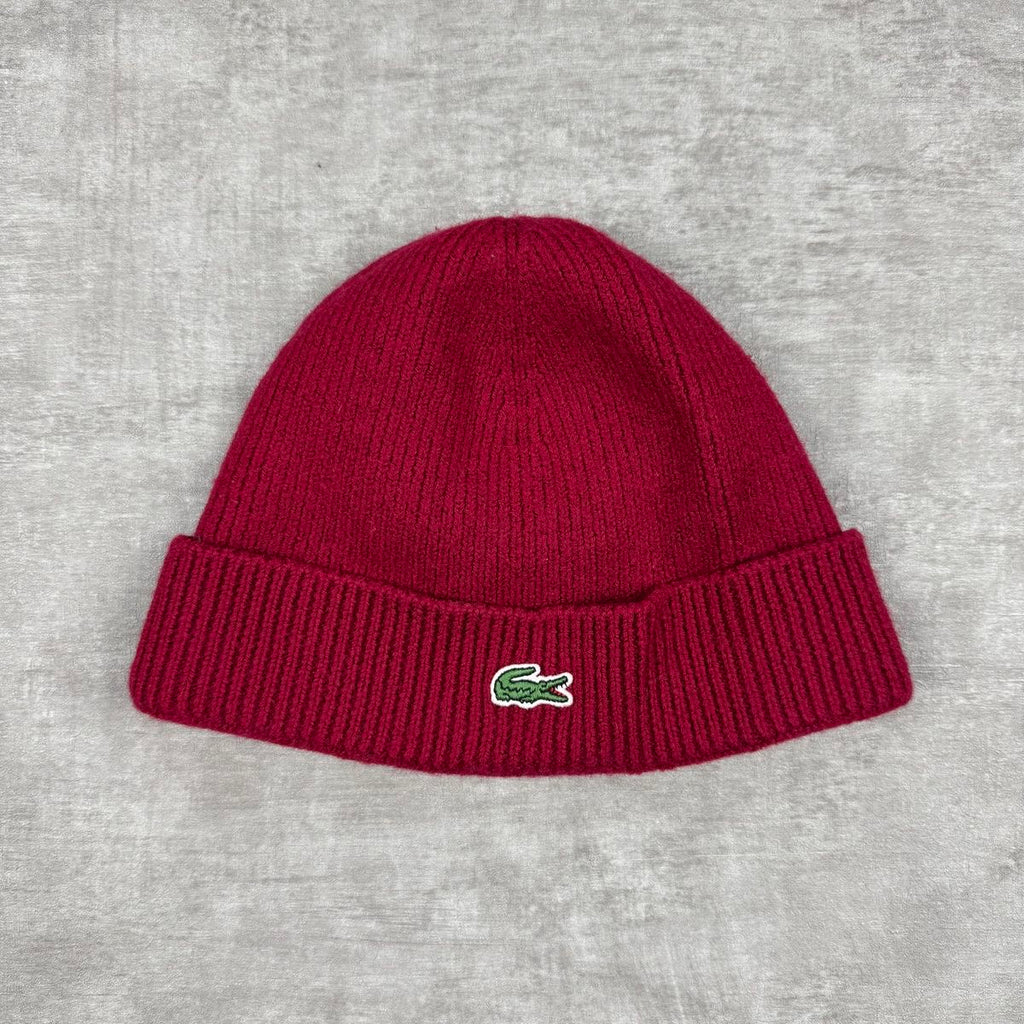 Lacoste Wool Beanie Hat.