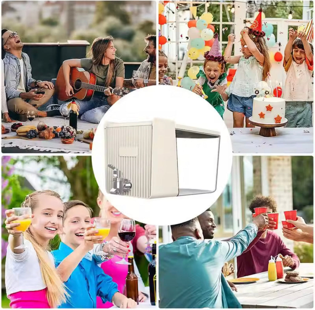 5.3L Refrigerator Drink Dispenser, Leakproof Beverage Drink Container, Large Capacity Refrigerator Kettle