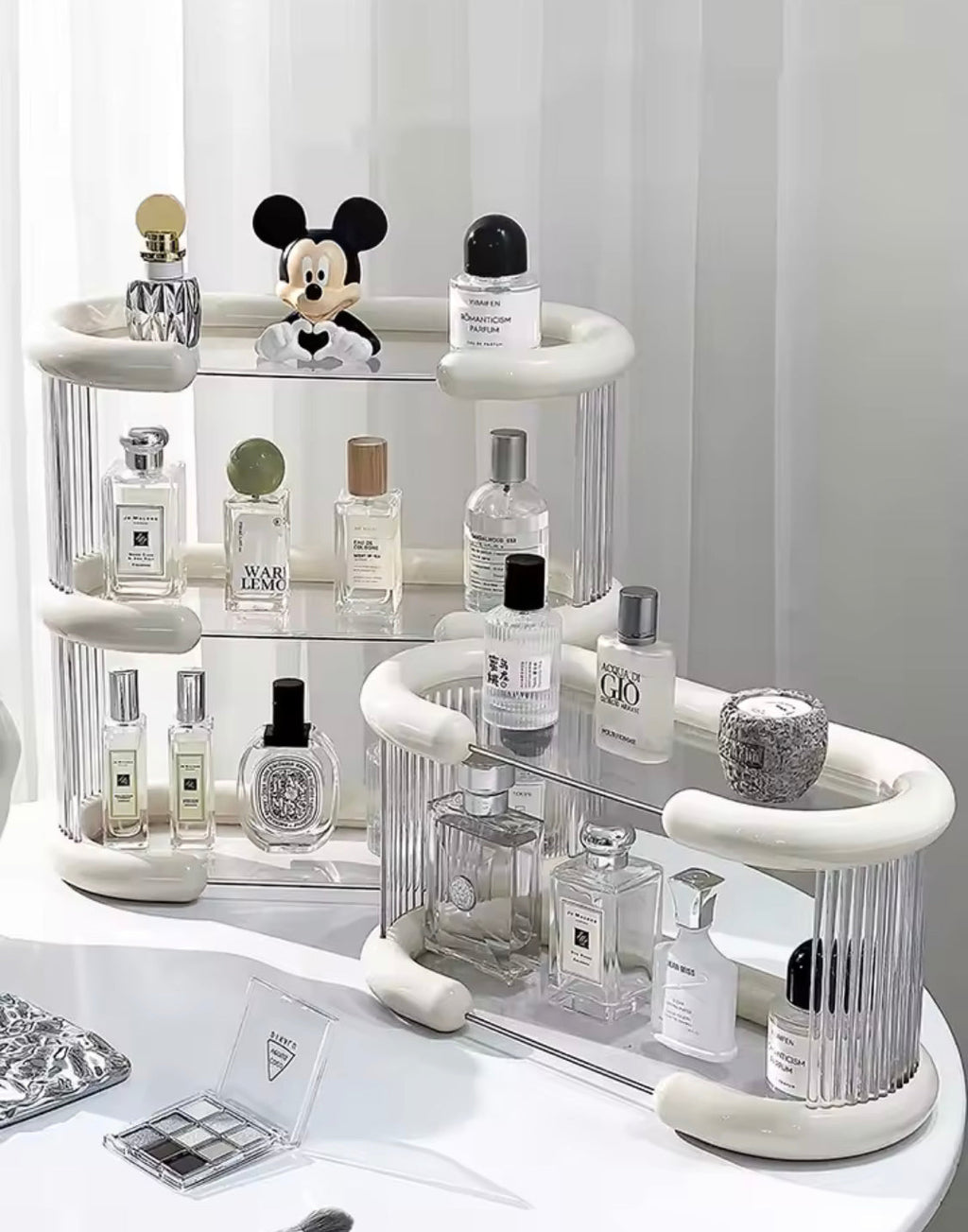 Bathroom Storage Rack, Vanity Cosmetic Storage Shelf, Home Kitchen Organizer Rack