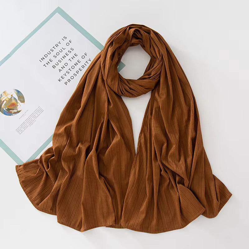 Ribbed Jersey - Burnt Oak