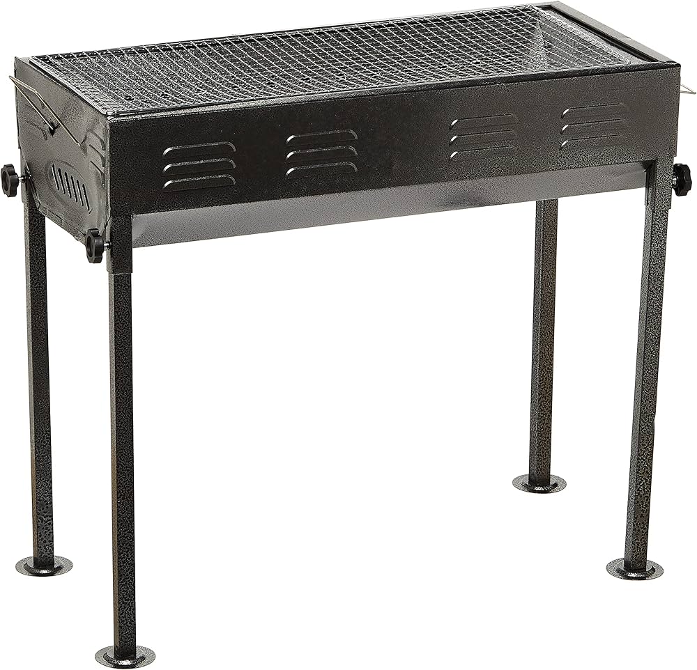 Portable Japanese Barbecue Grill With Stand, Iron Portable Folding Charcoal Barbecue Grill For Outdoor, Multifunctional Portable Charcoal Grill