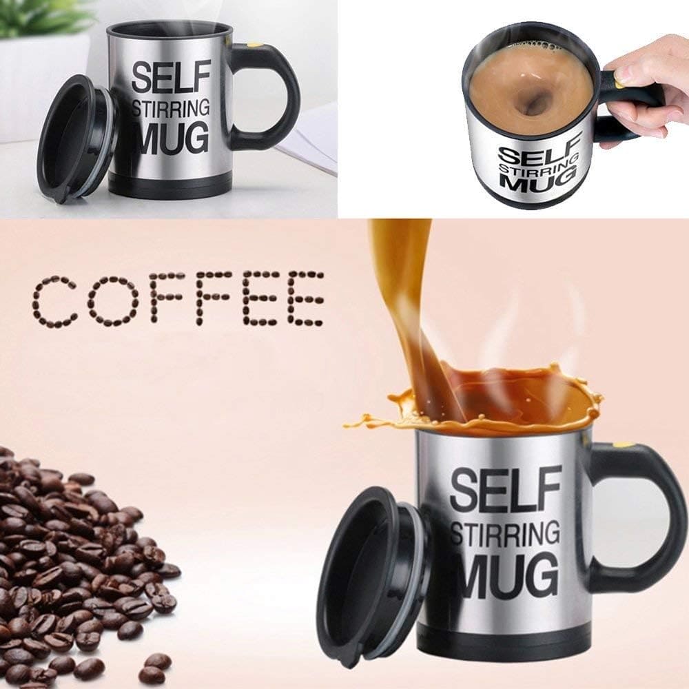Automatic Self Stirring Mug, Magnetic Coffee Spinning Mug, Electric Self Stirring Coffee Milk Mixing Cup, Non Stick Large Capacity Coffee Mixer Cup, Creative Blender Smart Mixer Thermal Cup