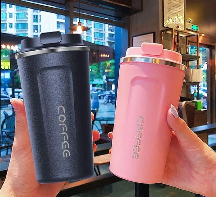 Portable Travel Coffee Mug, Smart Digital Coffee Mug, Temperature Display Coffee Mug, Portable Tumbler Thermos Cup,Car Thermos Coffee Mug Travel Mug with Leak-proof Lid for Coffee, Tea, Cold Beverage, Ice Drinks, Travel Thermal Bottle