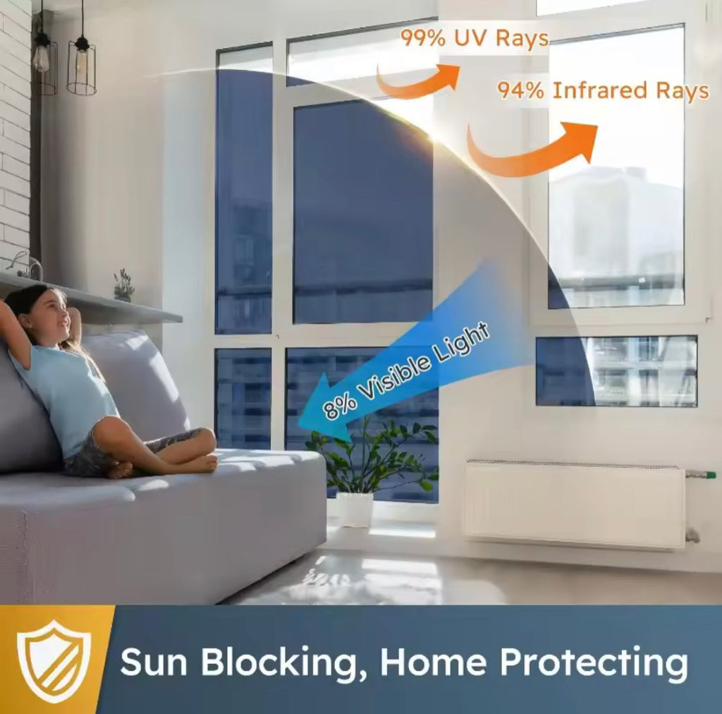 Self Adhesive Insulation Window Film, Heat Control Reflective Window Tint, Anti UV Mirror Window Film, Anti UV Car Glass Foil