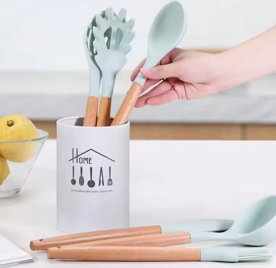 Metal Design Chopstick Holder, Creative Kitchen Tableware Spoon Holder, Chopstick Storage Barrel