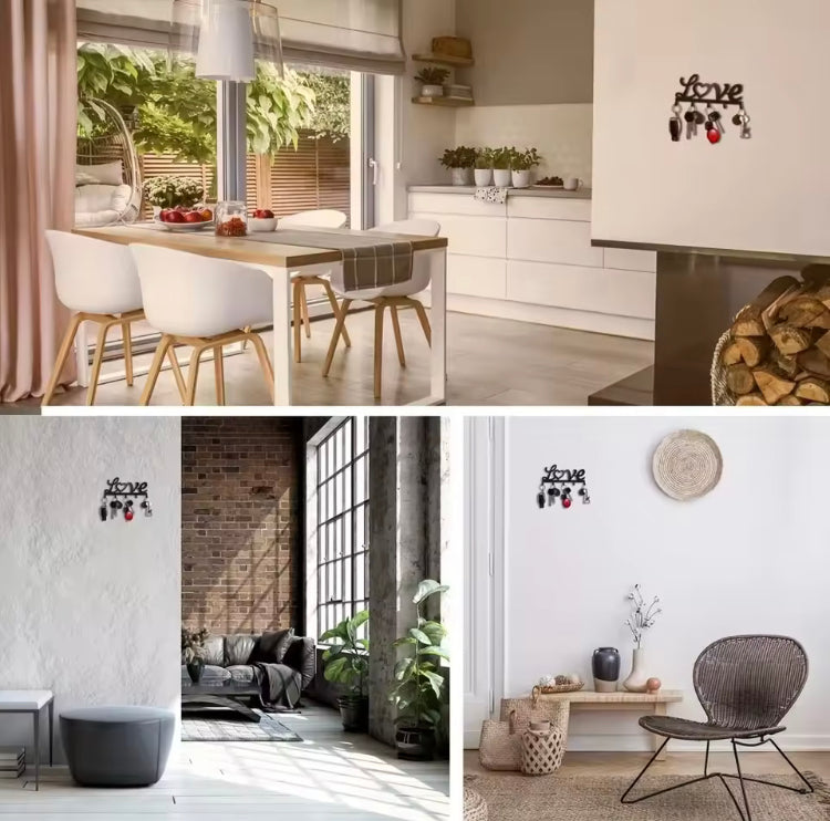 Wall Mounted Key Holder, Rack Floating, Wall Hanging Storage Rack, Key Holder For Home Decoration