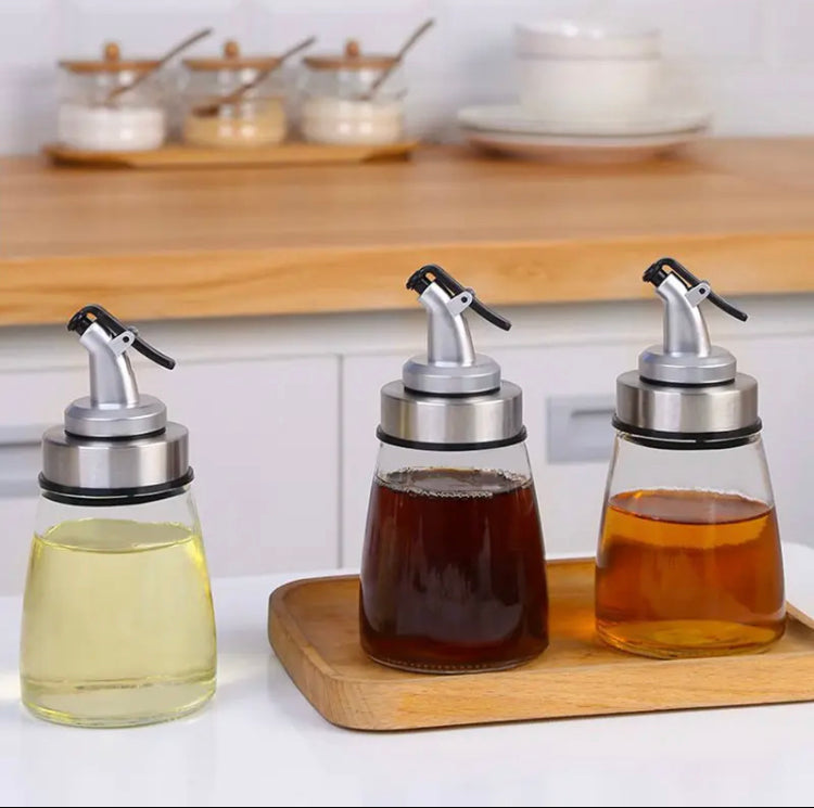 180ml Leakproof Oil Bottle,  Oil Dispenser Bottle, Kitchen Seasoning Oil Bottle