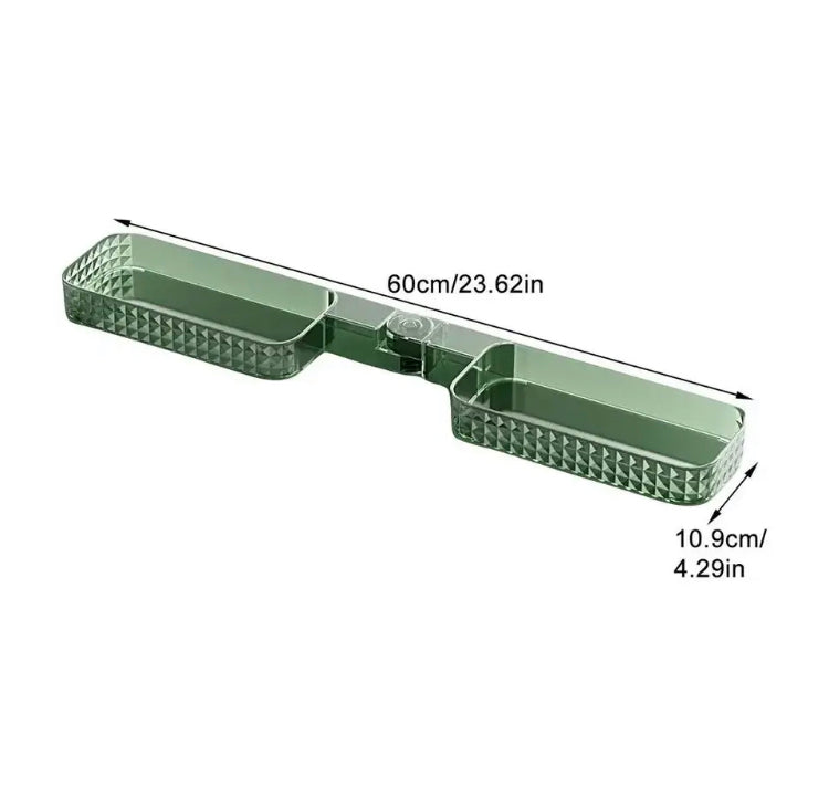 Multifunctional Bathroom Corner Shelf, Wall Mounted Bathroom Storage Organizer, New Foldable Design Bathroom Rack