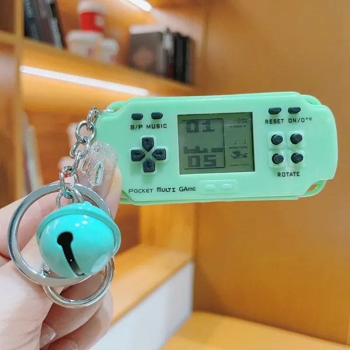 Mini PSP Game Keychain, Retro Console Video Game, Handheld Game Console, Game Console Keychain, Nostalgic Classic Game, Pocket Multi Game, Portable Parent-Child Games Console, New Tetris Game Console Keychain