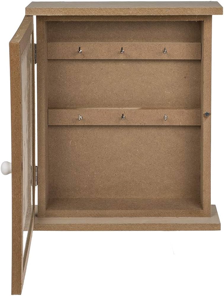 Wall Mounted Wooden Key Holder, Wall Decorative Key Organizer, Wall Mount Key Holder For Home Decoration