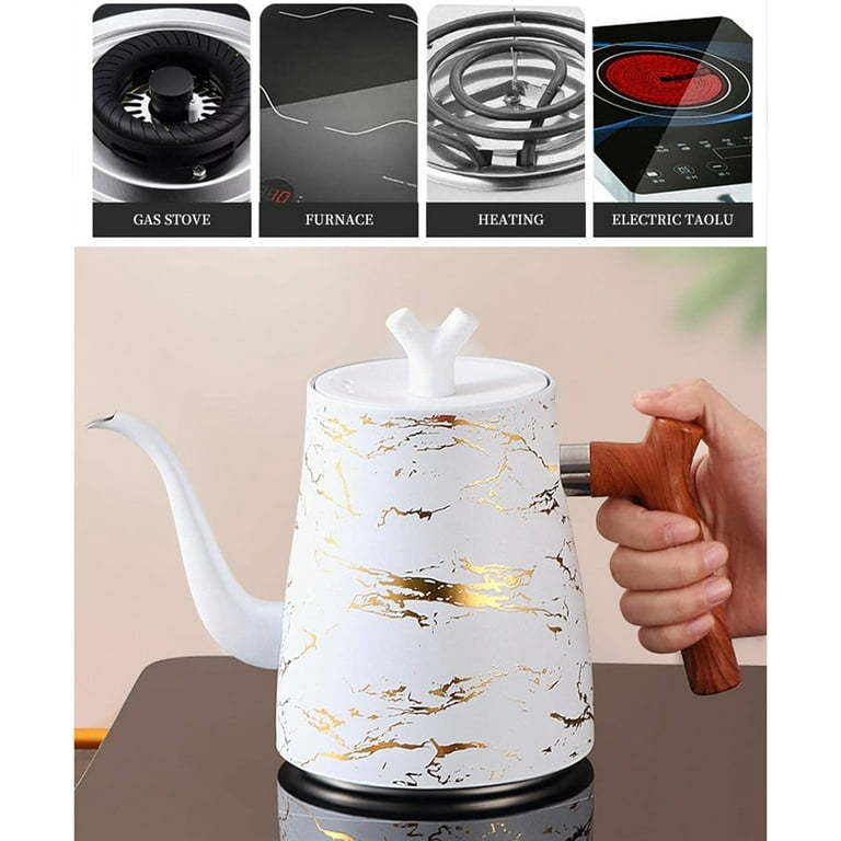 Smart Heat Induction Kettle, Electric Quick Heating Coffee Pot, Smart Hand Brewing Coffee Pot, Home Long Narrow Pour Over Coffee Kettle