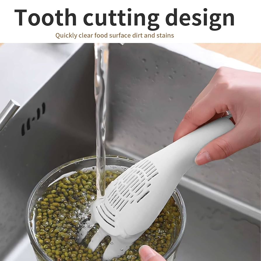 Multifunctional Filter Spoon, Kitchen Durable Rice Sieve, Rice Strainer Filter Spoon, Kitchen Gadgets Tool