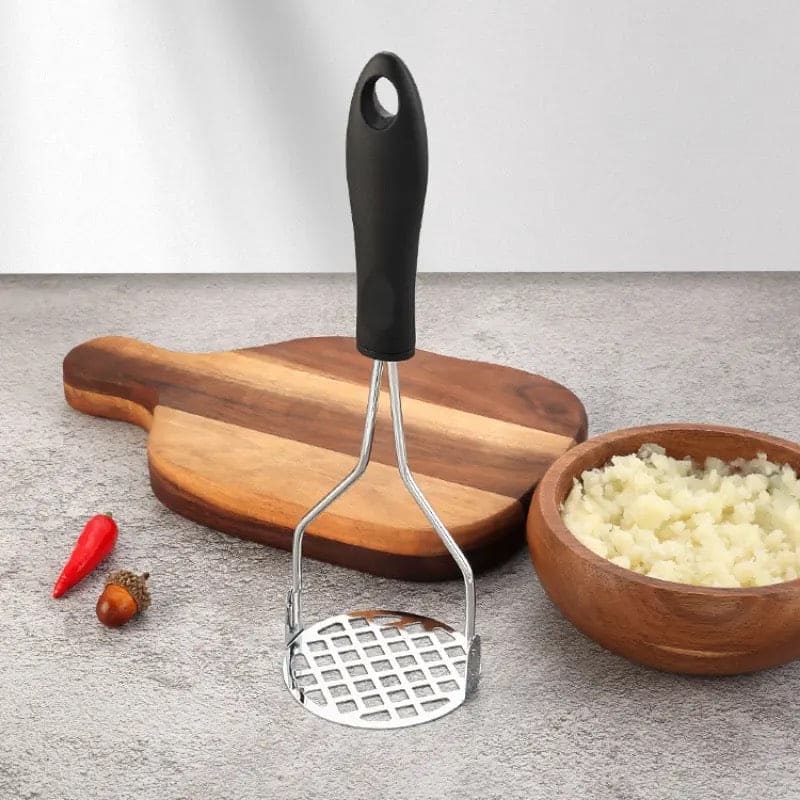 Metal Potato Masher, Rice Presser, Fruit Juice Maker, Potatoes Mud Pusher, Smooth Musher Crusher, Kitchen Accessories