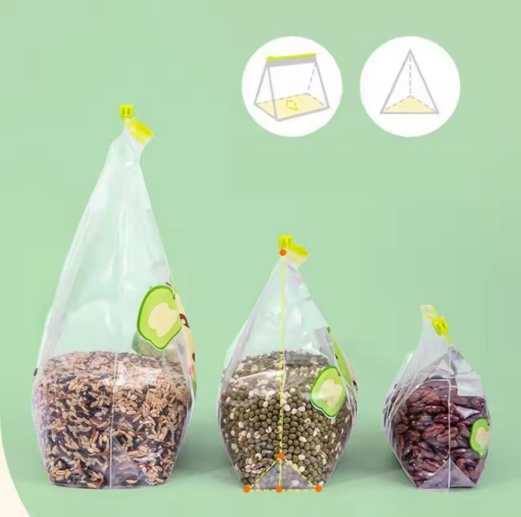 Reusable Zip Lock Bag, Food Grade Transparent Storage Bag, Refrigerator Fresh-keeping Bag