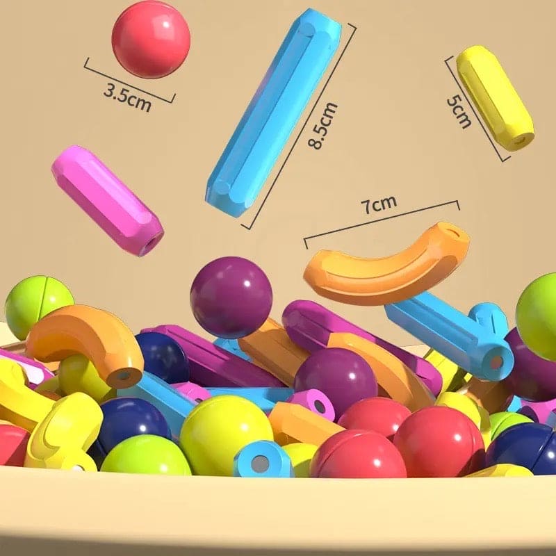 Magnetic Blocks Bar Toy, Magnetic Sticks & Balls Building Blocks Toys.