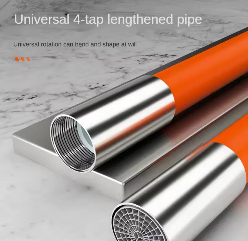 360° Rotation Faucet Extender Pipe, Kitchen Faucet Extension Hose Pipe, Durable Bathroom  And Garden Splash Proof Hose