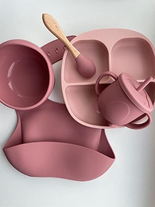 SILICONE BABY FEEDING SET – 6 PCS.