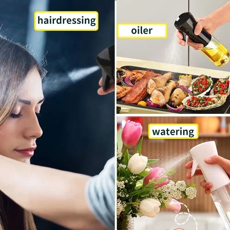 200ml Sauce Sprayer Bottle, BBQ Cooking Kitchen Olive Oil Sprayer, Oil Spray Empty Bottle, High Pressure Spray Bottles, Multipurpose Spray Bottle, Cooking Mister Spray Kitchen Tool