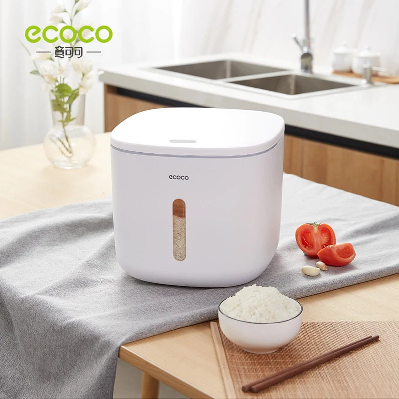 Ecoco Automatic Opening Rice Bucket - 10kg